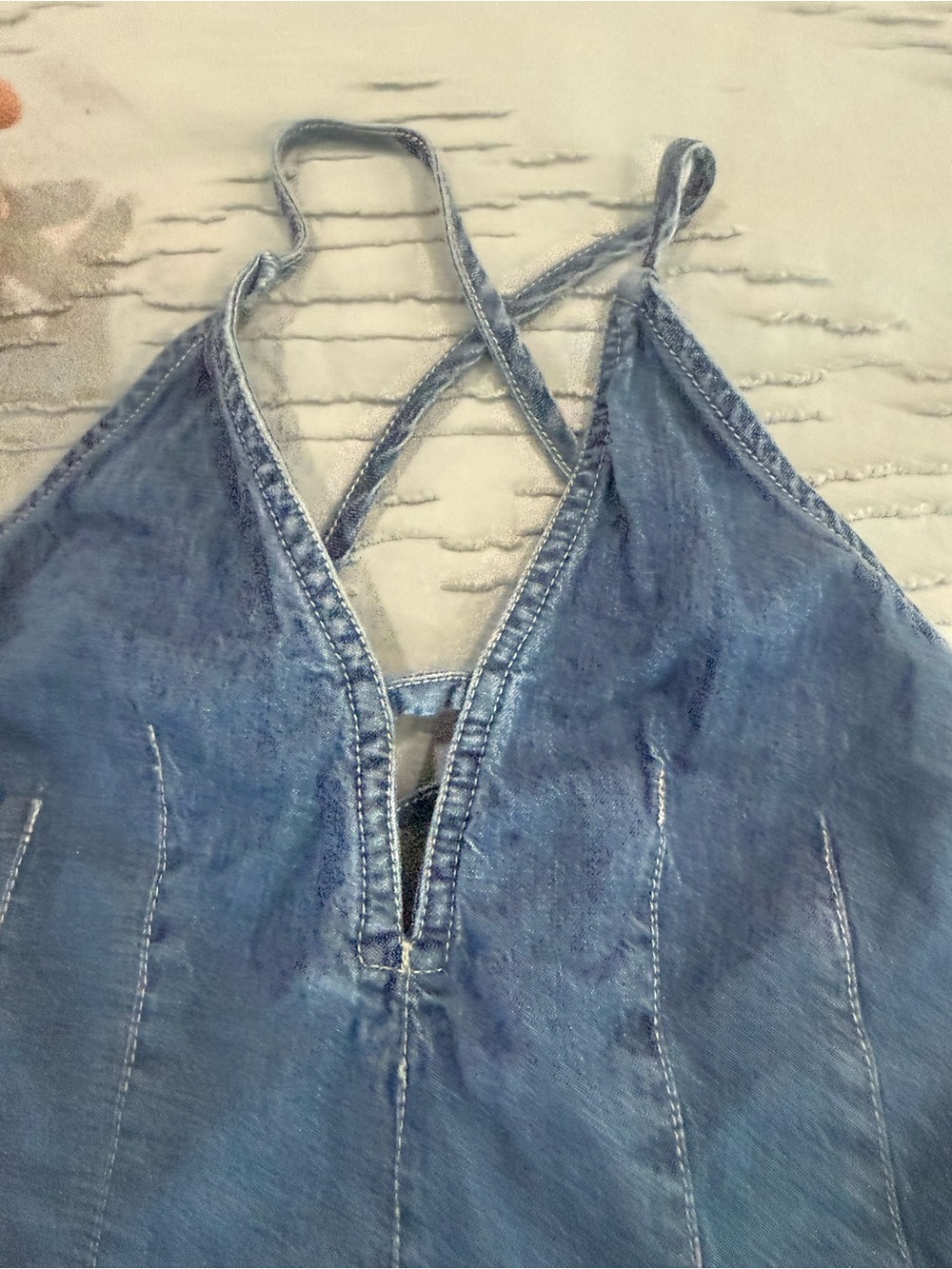 Free People We The Free Nostalgia Romper with Spaghetti Straps - Picture 5 of 13